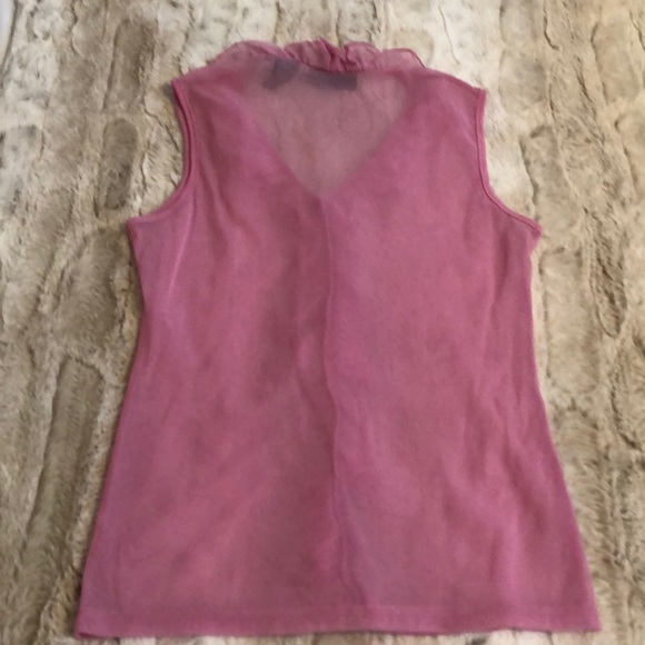 NY&C Pretty in Pink Sheer Top - Just add a Cami - Picture 3 of 4
